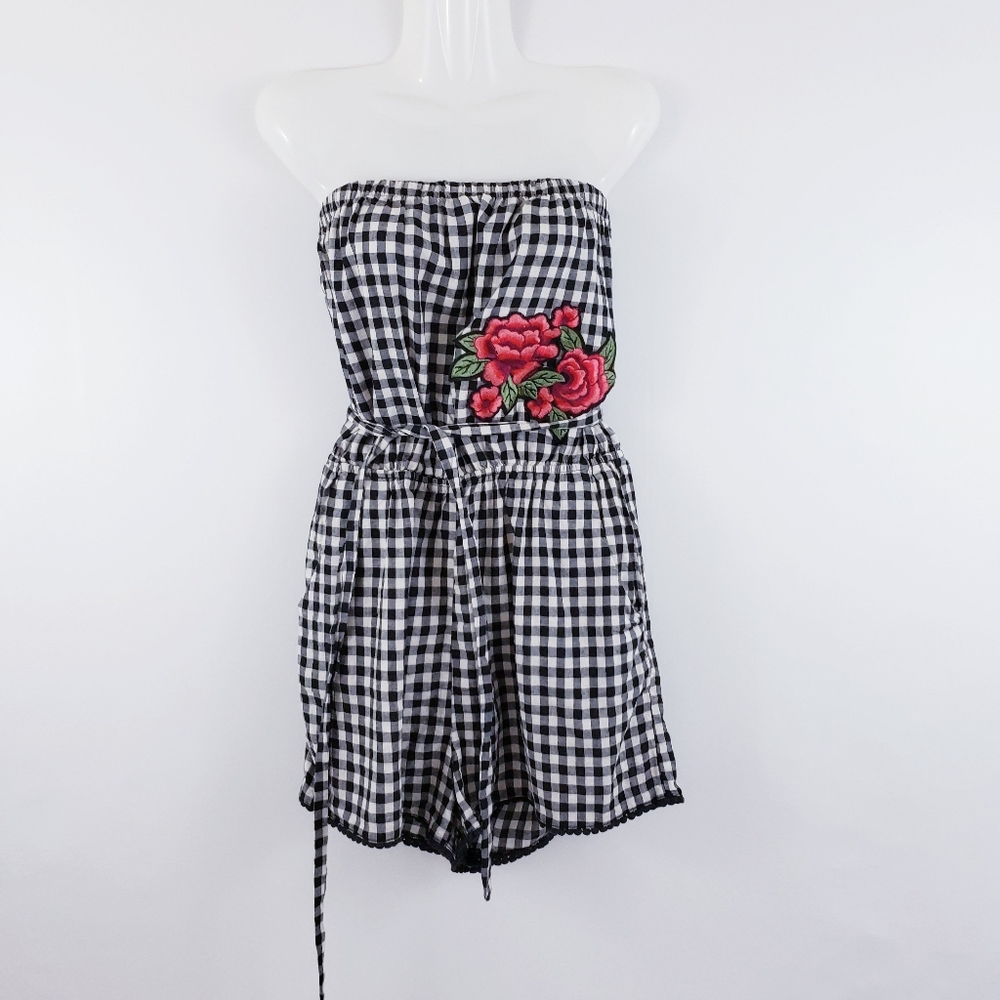 5/$25 Target Gingham Floral Romper